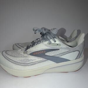 Brooks Men's Low Top Lace-Up Athletic Sneakers Gray/White/Brown 110499 1D 092